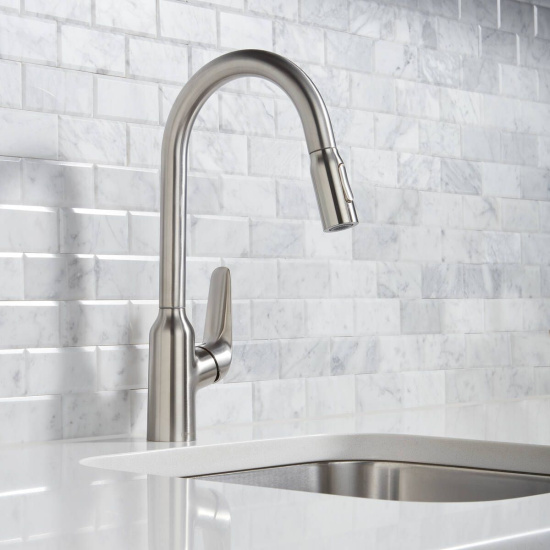 Смеситель для кухни Hansgrohe Focus M42 71820800 сталь