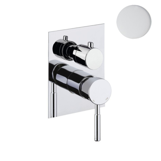 Смеситель для душа Webert Rimini RI880601740, белый