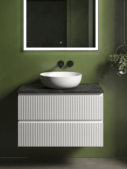 Тумба с раковиной Sancos Snob R 80 Bianco SNR80W, подвесная