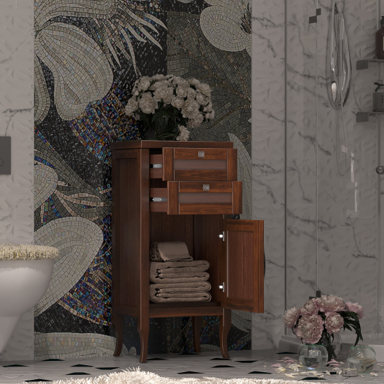 Тумба Opadiris Мираж R светлый орех