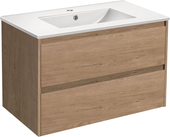 Мебель для ванной Vincea Gio 80 натуральный дуб