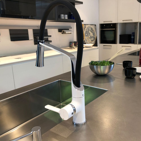 Смеситель для кухни Clever Chef 99733 белый