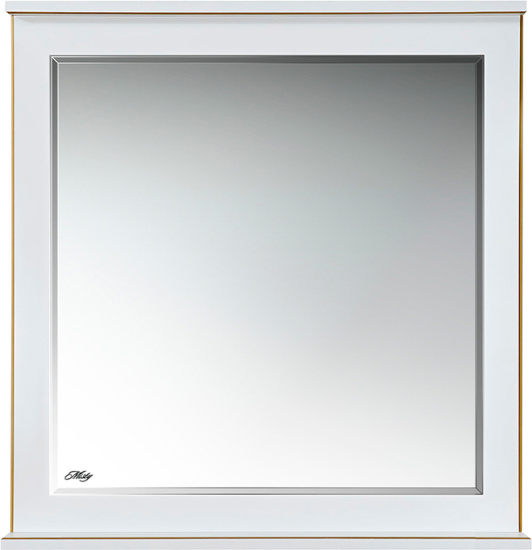 Зеркало Misty Женева 80 белая патина