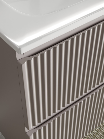 Тумба с раковиной Sancos Snob R 70 Doha Soft SNR70SM, подвесная