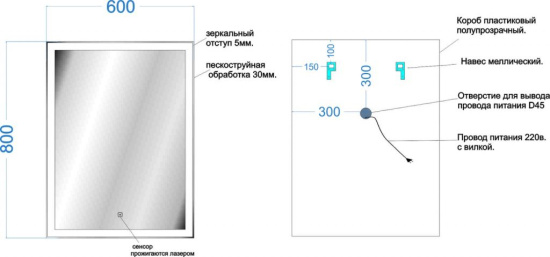 Мебель для ванной Sancos Norma 2.0 60 белый глянец