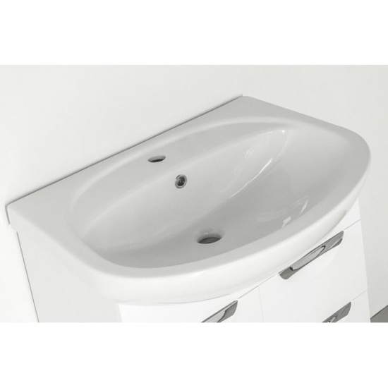 Тумба с раковиной Style Line Жасмин 65 белая