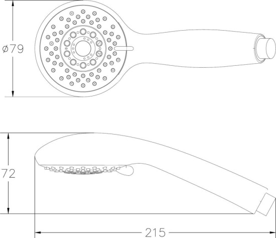 Душевая лейка Aquanet AF000-07C