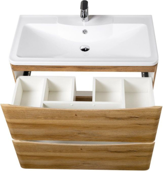 Тумба с раковиной BelBagno Acqua 80 напольная, rovere rustico