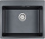 Мойка кухонная Paulmark Kante PM106052-BLM черный металлик Мойка кухонная Paulmark Kante PM106052-BLM черный металлик
