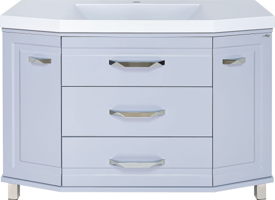 Тумба с раковиной Misty Терра 110 серая