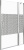 Душевая дверь в нишу Good Door Fantasy WTW-110-F-CH Душевая дверь в нишу Good Door Fantasy WTW-110-F-CH