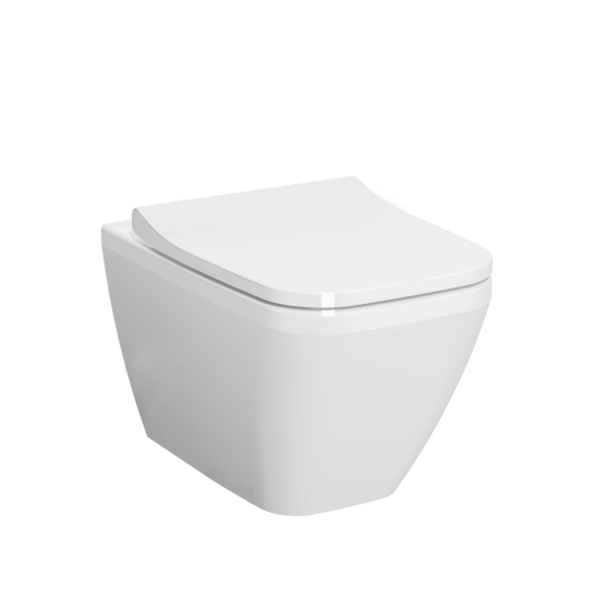 Инсталляция Vitra Integra 9856B003-7207 Square подвесной унитаз + кнопка