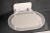 Сиденье для душа Ravak Ovo Chrom clear/white Сиденье для душа Ravak Ovo Chrom clear/white
