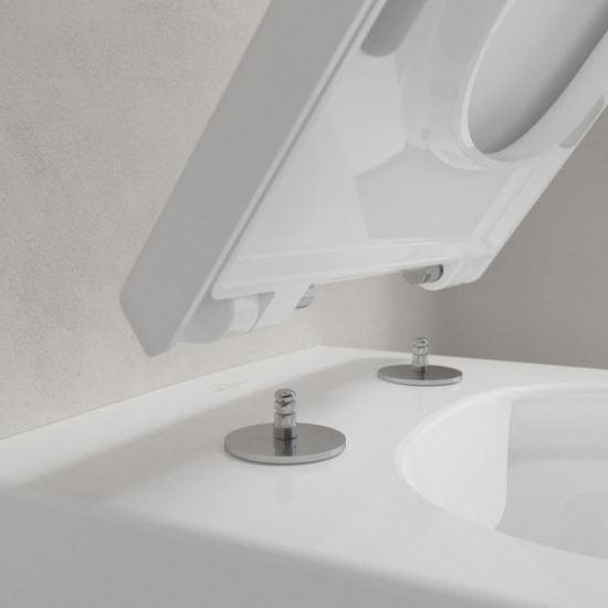 Унитаз подвесной Villeroy & Boch Subway 3.0 4670T0RW Stone White, без сидения