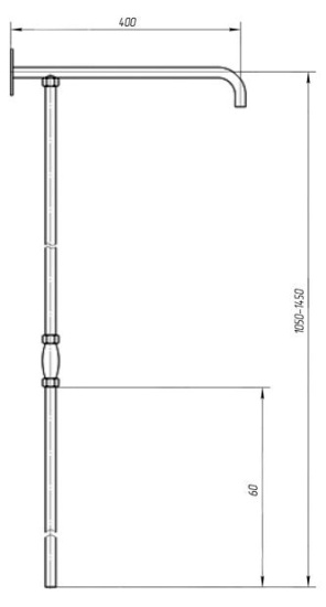 Душевая стойка Migliore Retro ML.RTR-36.219.D2 Do