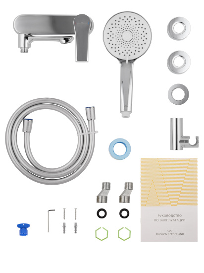 Смеситель для ванны Wonzon & Woghand Brilliant WW-88037079-CR