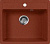 Мойка кухонная AquaGranitEx M-56 красный марс