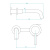 Смеситель для раковины RGW Shower Panels SP-47 настенный