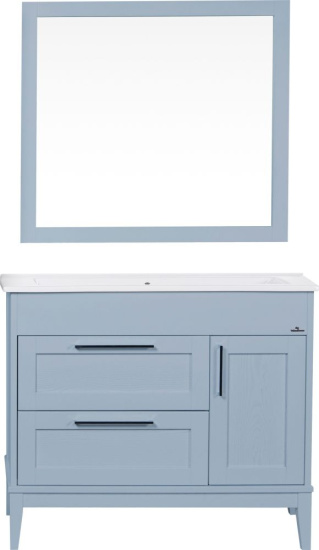 Зеркало ValenHouse Эйвори 105 серое