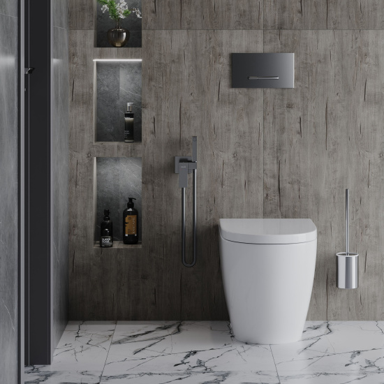 Гигиенический душ AQUAme Savona AQM6817GM со смесителем