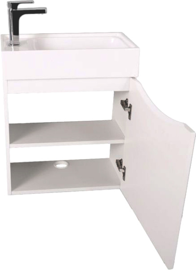 Мебель для ванной Art&Max Liberty R, 40, подвесная, Bianco Lucido