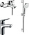 Душевой комплект Hansgrohe Novus 71031000 + Novus 71040000 + душевой гарнитур Croma Select E Vario 26582400