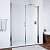 Душевая дверь в нишу Vegas Glass EP-F-2 170 08 01 L профиль глянцевый хром, стекло прозрачное