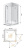 Душевой уголок Cezares Verona-W-A-2-120-C-Cr