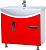 Тумба под раковину Bellezza Лагуна 75 красная