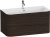 Тумба с раковиной Duravit Happy D.2 Plus 100 подвесная, орех брашированный
