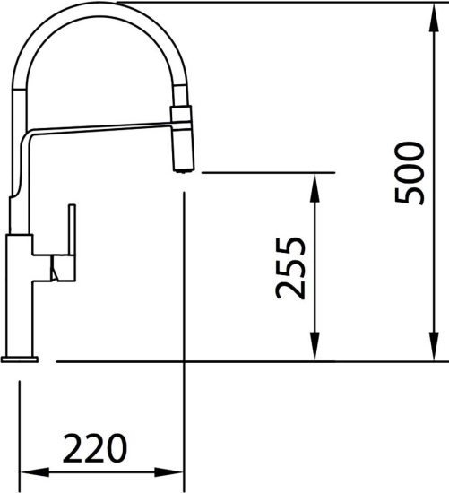 Смеситель для кухни Clever Chef 60145