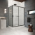 Душевой уголок Vegas Glass ZP+ZPV Protec 180*100 02М Moru, профиль черный матовый, стекло Moru Душевой уголок Vegas Glass ZP+ZPV Protec 180*100 02М Moru, профиль черный матовый, стекло Moru