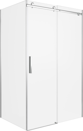 Душевой уголок Good Door Galaxy WTW+SP-C-В 110x90, профиль черный