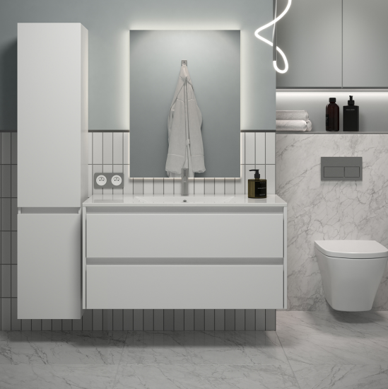 Тумба с раковиной Sanvit Люксор-2 90