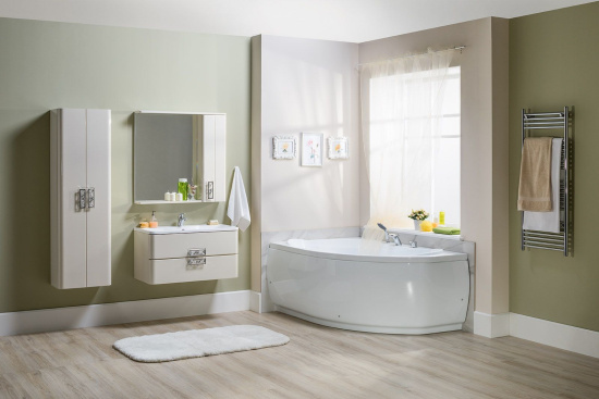 Пенал Aquanet Паллада 50 слоновая кость