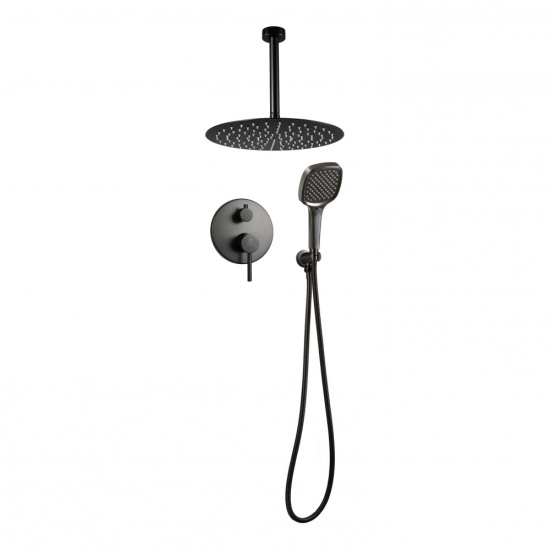 Душевая система Filarete Roun FL1029BG, графит