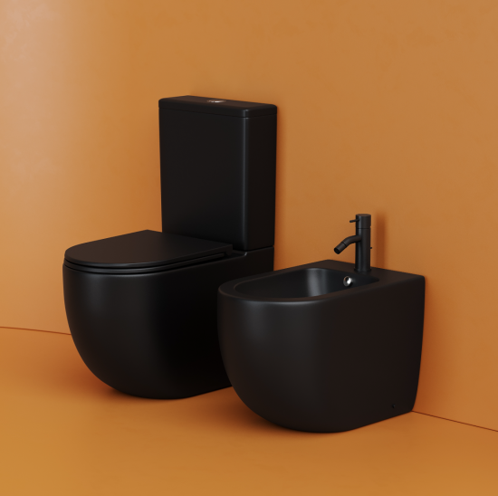 Унитаз-компакт Ceramicanova Метрополь (Metropol) Rimless CN4001TMB