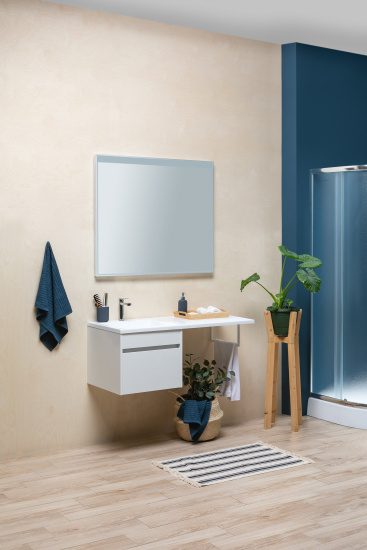 Тумба с раковиной Aquanet Токио 68 1 ящик