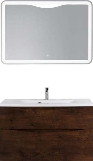 Тумба с раковиной BelBagno Marino H100 rovere moro