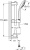 Душевой гарнитур Grohe Euphoria110 Mono 27267001 90см, с полочкой