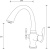 Смеситель для кухни Zorg Sanitary ZR 340 YF Satin