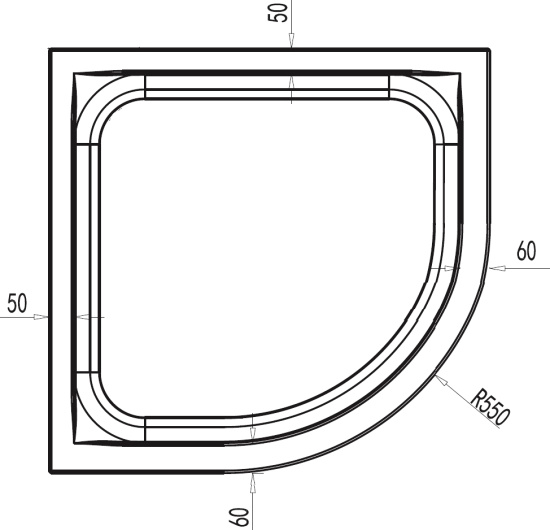 Поддон для душа Am.Pm X-Joy W88T-205-080W 80x80
