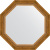 Зеркало Evoform Octagon BY 3674 63х63 см, состаренная бронза с плетением Зеркало Evoform Octagon BY 3674 63х63 см, состаренная бронза с плетением