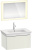 Тумба с раковиной Duravit White Tulip 75 шелковисто-матовый