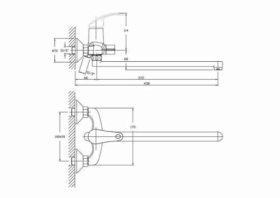 Смеситель для ванны Haiba HB2236