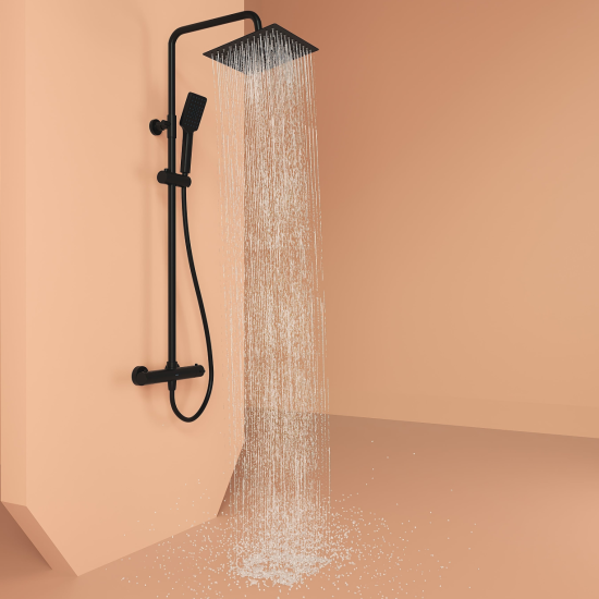 Душевая стойка Sancos Kanedo SC7100MB термостат