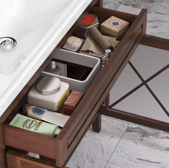 Зеркало Opadiris Палермо 100 светлый орех