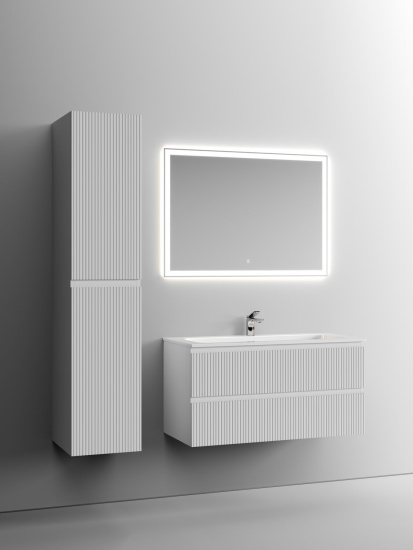 Тумба с раковиной Sancos Snob T 100 Bianco SNT100W, подвесная