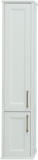 Шкаф-пенал Aquanet Бостон М 36 ручки золото, L