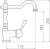 Смеситель для кухни Rav Slezak Labe L508.5/8CMATC Смеситель для кухни Rav Slezak Labe L508.5/8CMATC